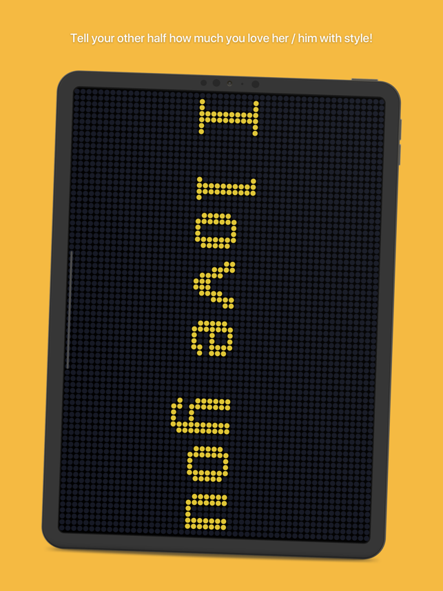 Snímek obrazovky LEDit - banner LED