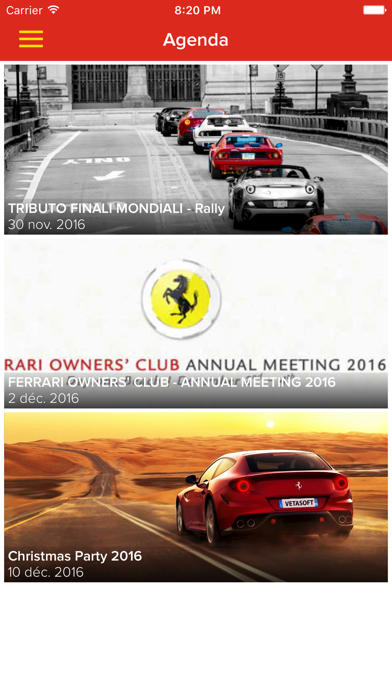 Ferrari Owners' Club screenshot 2