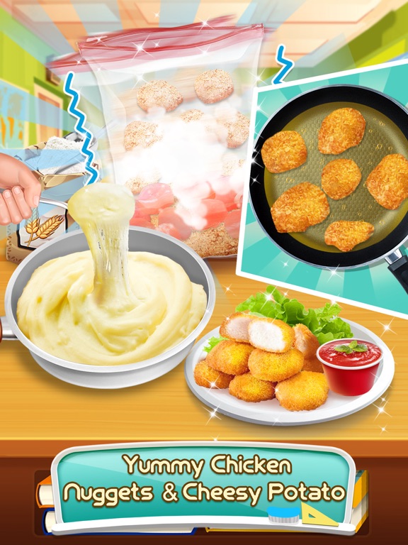 Screenshot #4 pour Homemade School Lunch Food