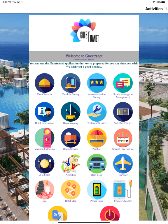 Screenshot #6 pour Guestranet Hotel Application