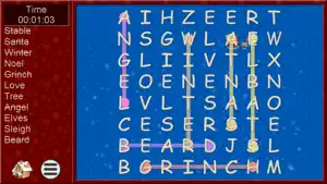 Xmas WordSearch - word seek screenshot 1