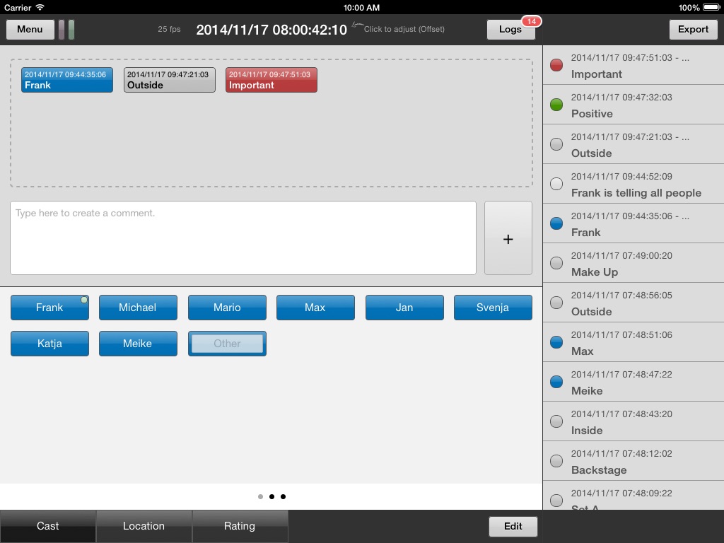 Logster screenshot 2