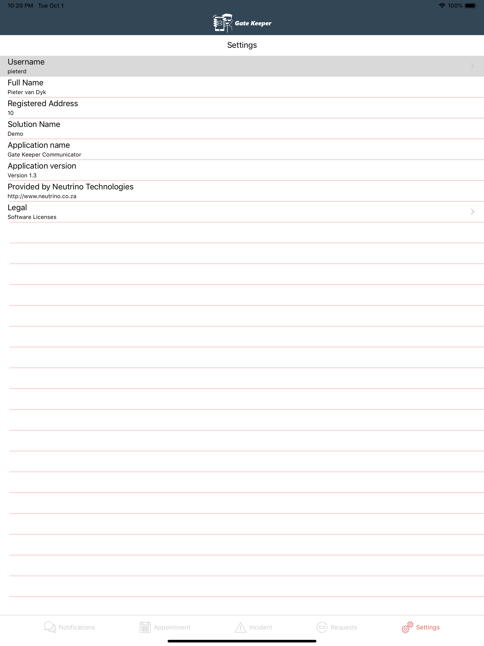 Gate Keeper Communicator screenshot 4