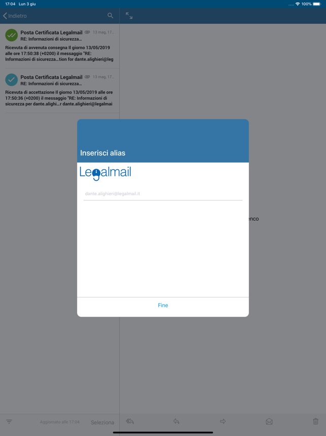 LEGALMAIL SU IPHONE SCARICA