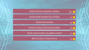 Math Shot Dividing Fractions screenshot 1