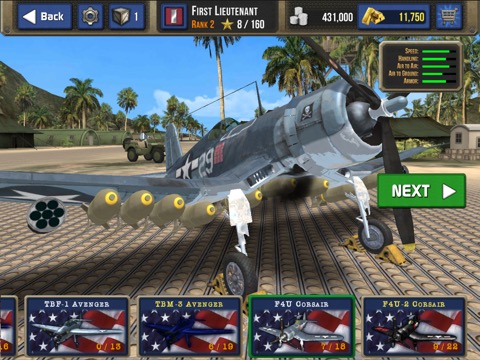 Air Combat Pilot: WW2 Pacificのおすすめ画像4