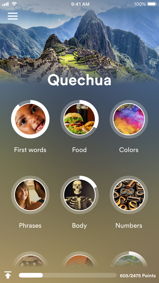 #1. Learn Quechua - EuroTalk (iOS) By: EuroTalk