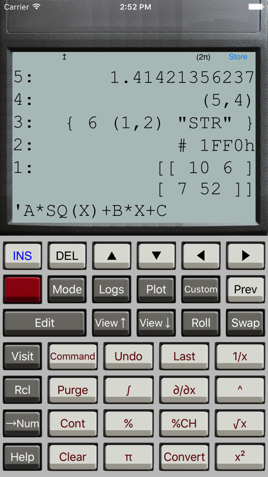 #2. Halcyon Calc Lite (iOS) Podle: Halcyon Touch Software