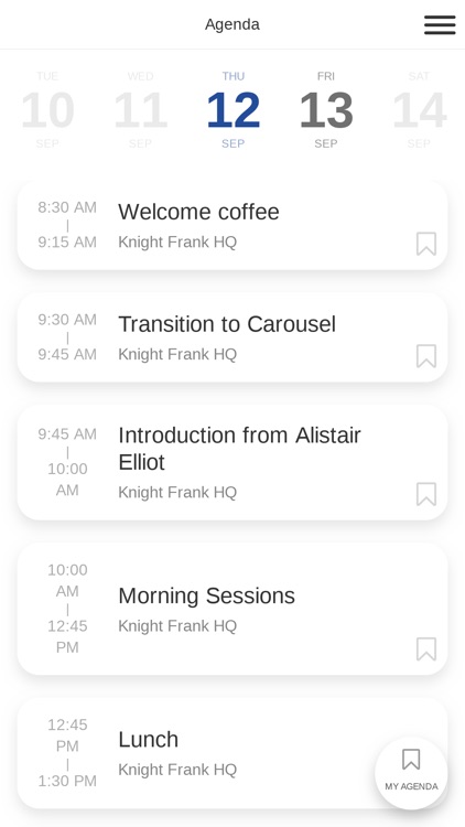 Knight Frank Events