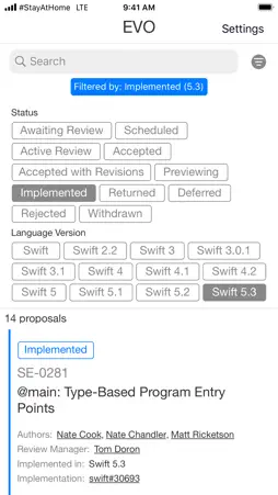 EVOlution - App screenshot 2