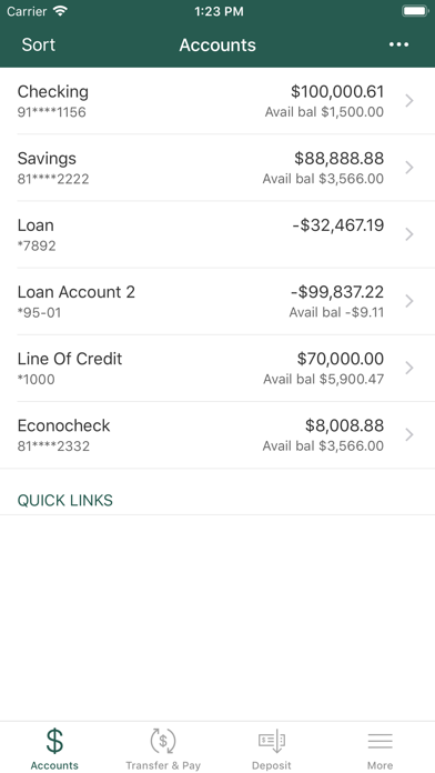 United Roosevelt Savings Bank Screenshot