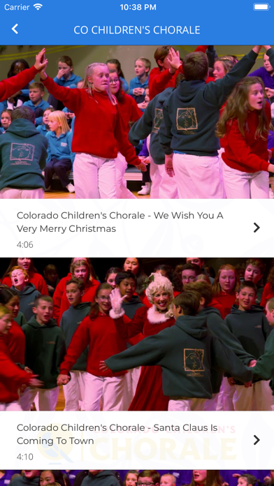 Colorado Children's Chorale Screenshot