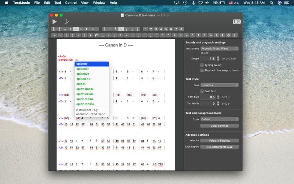#1. TextMusic - Music Notation (macOS) 由: Supertintin Co., Ltd