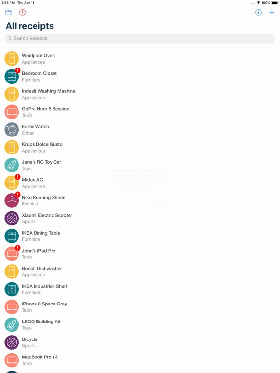 Screenshot #4 pour Keep Receipt