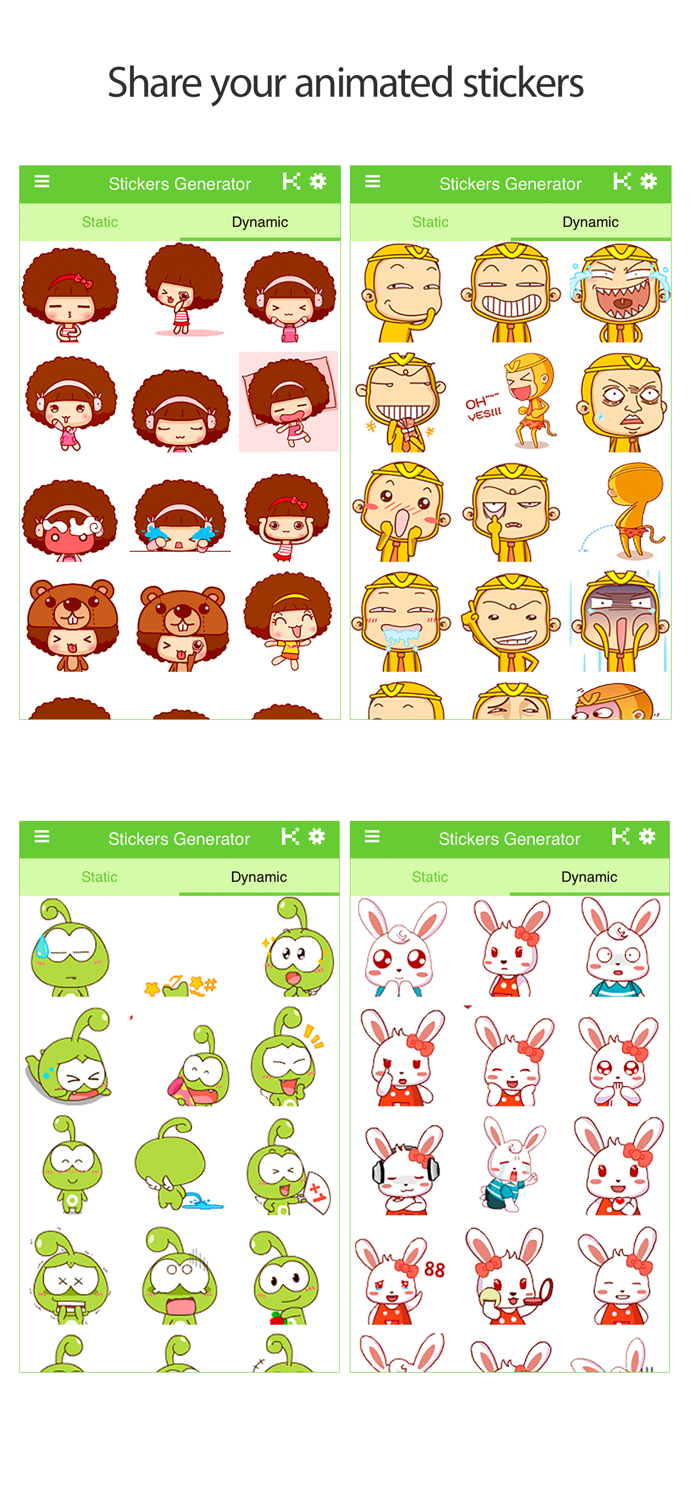 Sticker Emoticons Generator