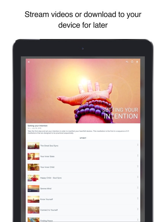 Breathing Room Meditation iPad screenshot 5 - Health & Fitness app