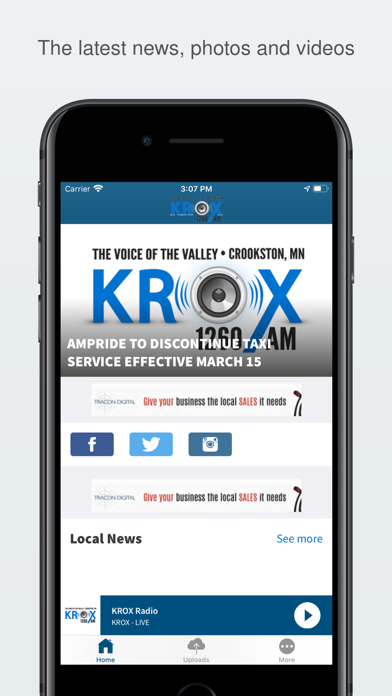 KROX Radio - Crookston MN Screenshot