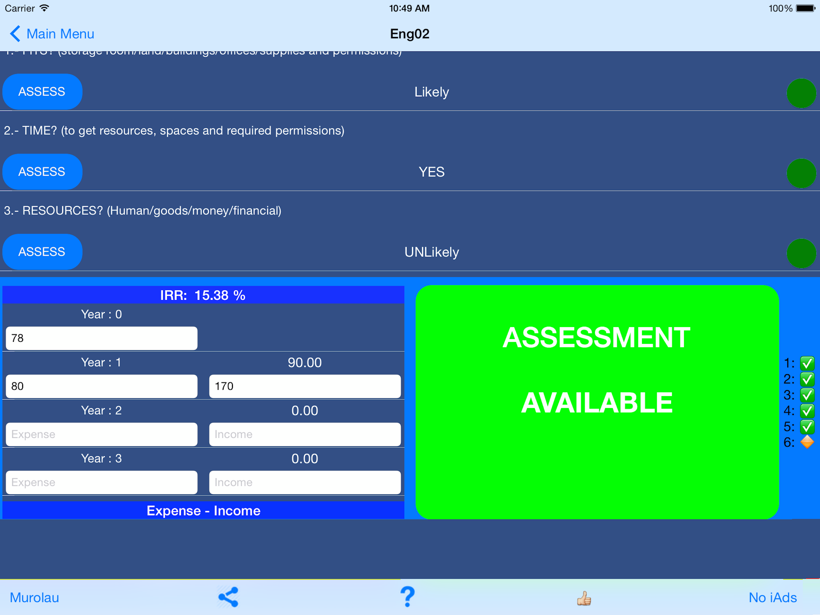 Business Analyzer iDecision screenshot 14