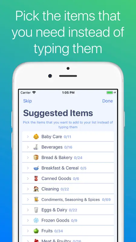 Grocery List ◎ screenshot 3 of 5
