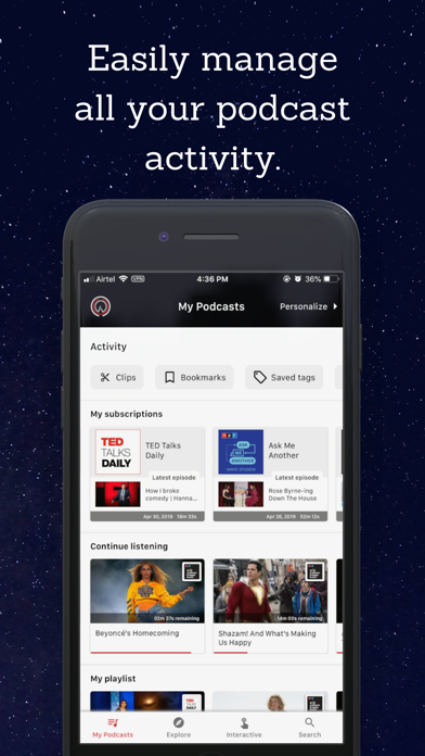 Adori: Interactive Podcasts Screenshot