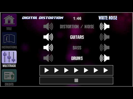 Kill The Digital Distortion iPad screenshot 4 - Music app