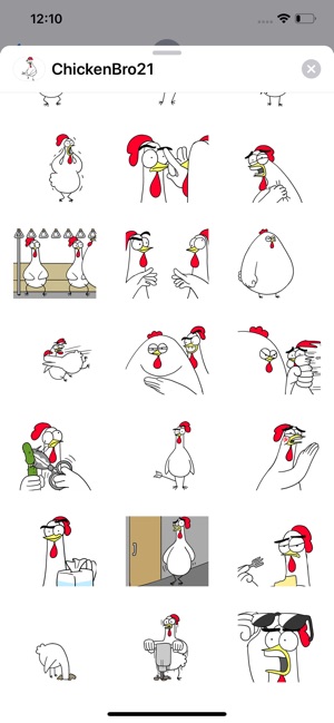 Chicken Bro 21 Sticker Pack(圖3)-速報App