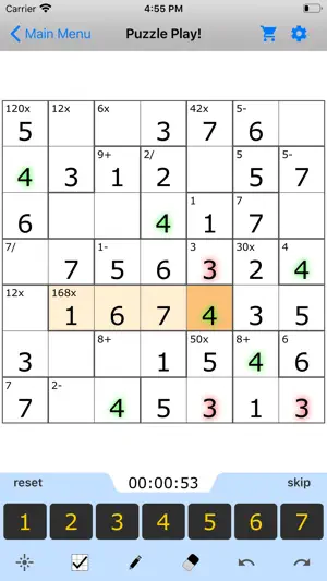 Mathdoku Challenge! screenshot 4
