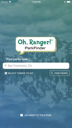 Oh, Ranger! ParkFinder™ screenshot 1