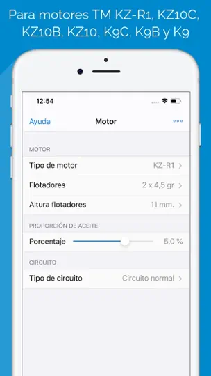 Captura de pantalla de Carburación Para TM KZ Kart en iPhone 3