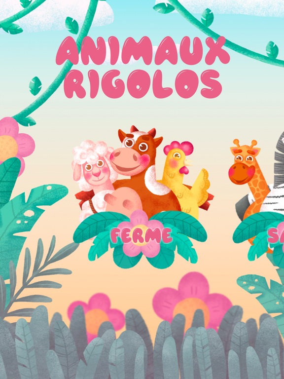Screenshot #4 pour Animaux rigolos Jeux de puzzle