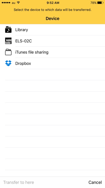 Electone Data Library