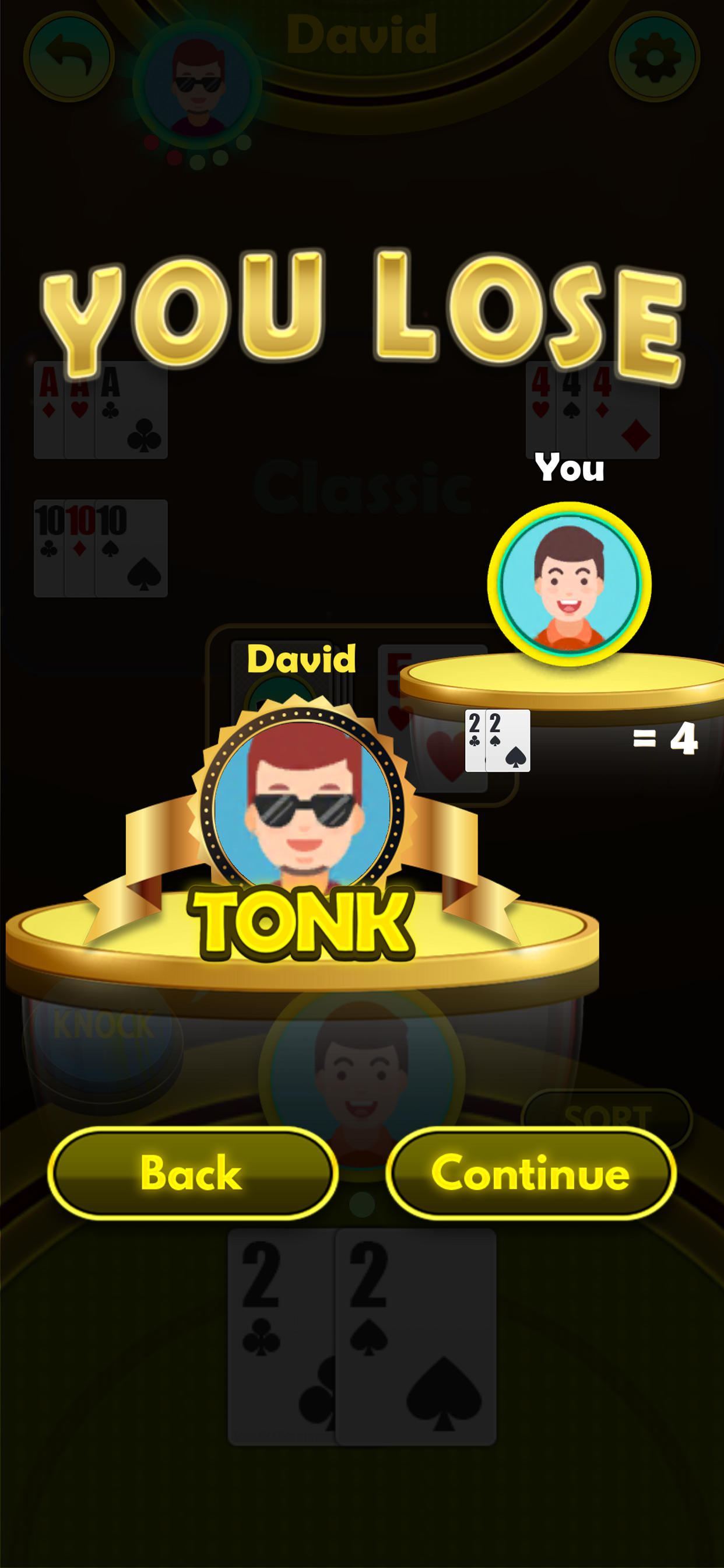 Tonk Offline Card Game