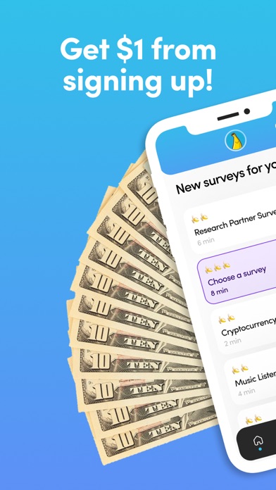 BananaBucks - Surveys for Cash Screenshot