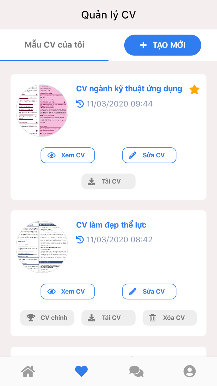 CV365 - Tạo CV online đẹp