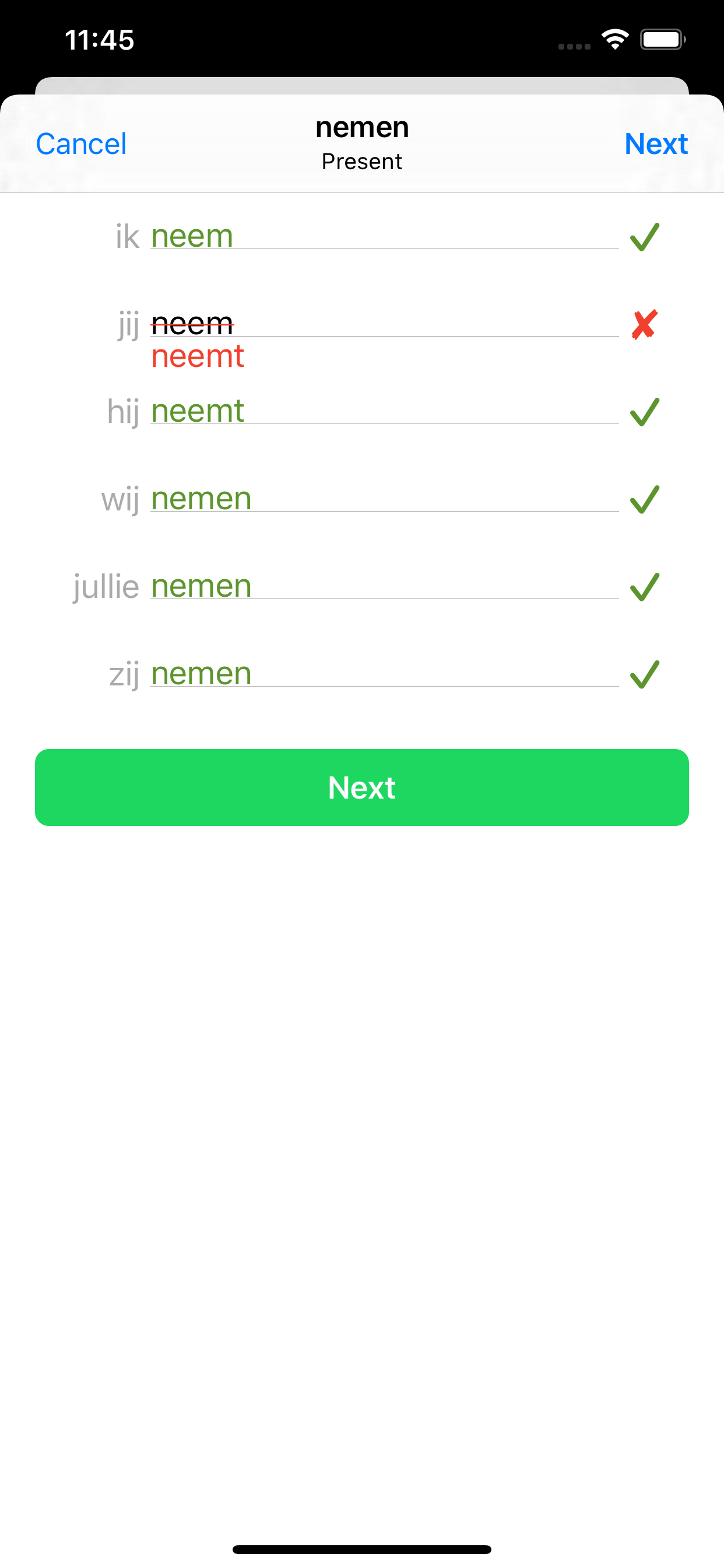 Dutch Werkwoorden