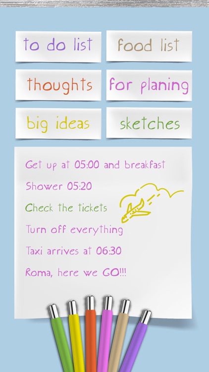 Notepad – Organize Ideas