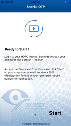 HDFC Bank e-Token screenshot 2