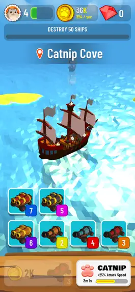 Game screenshot Merge Pirate Cats mod apk