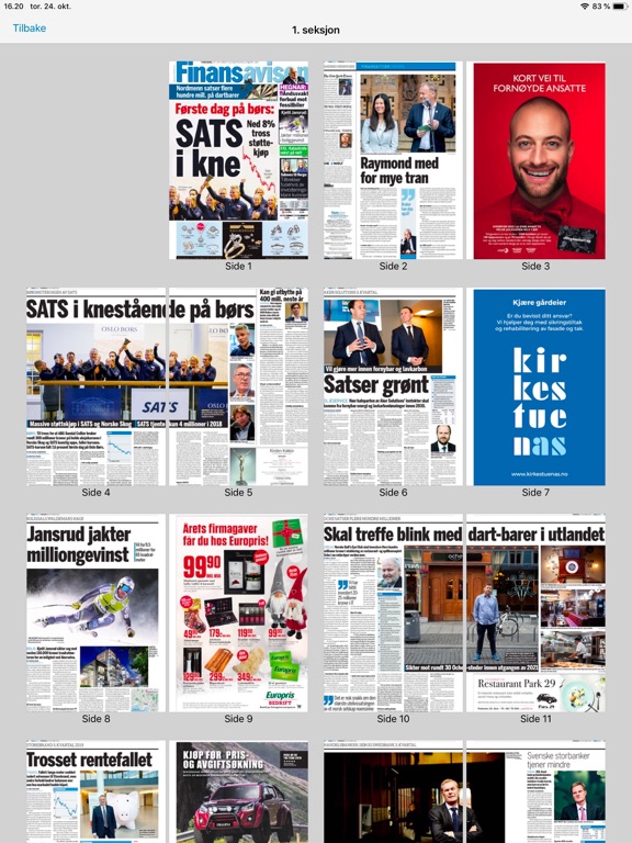 Finansavisen eAvis iPad screenshot 6 - News app