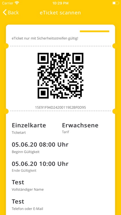 eTicket BW