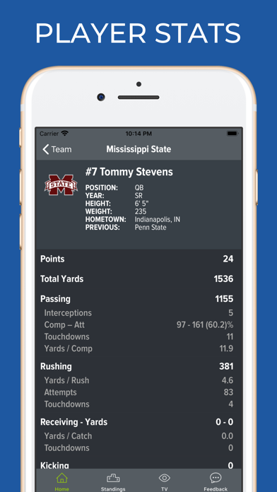 Mississippi State Football App screenshot 4
