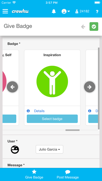Screenshot #2 pour Crewhu Employee Recognition