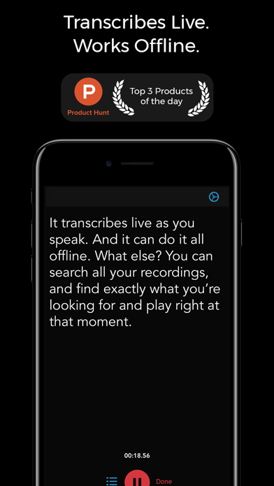 Screenshot #1 pour Smart Voice Recorder - Offline