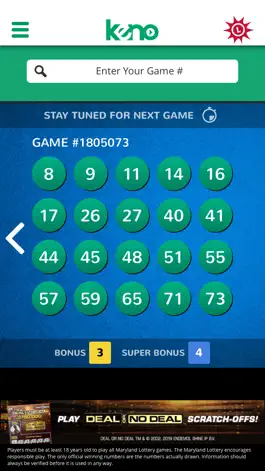 Game screenshot MD Lottery – Keno & Racetrax hack