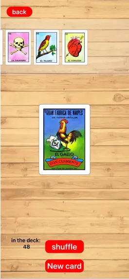 Game screenshot Deck of Loteria apk