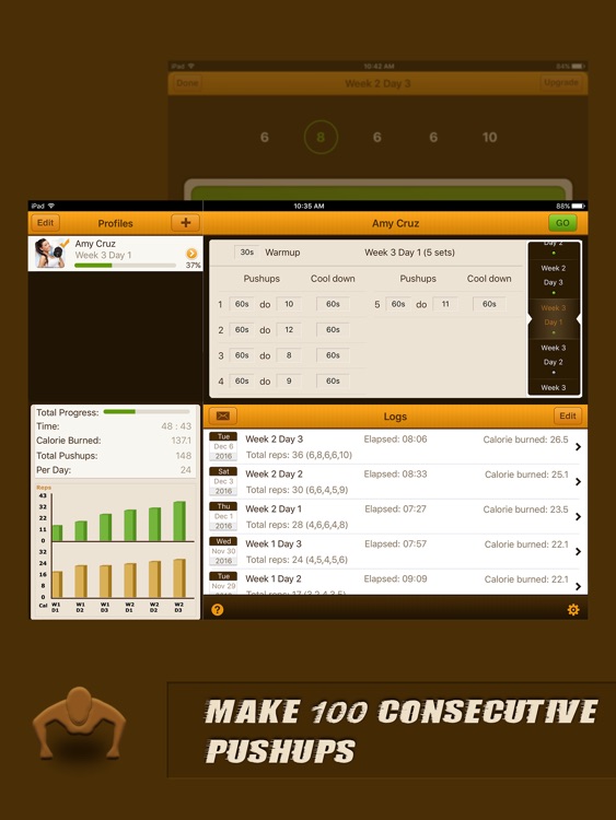 Pushups Coach for iPad