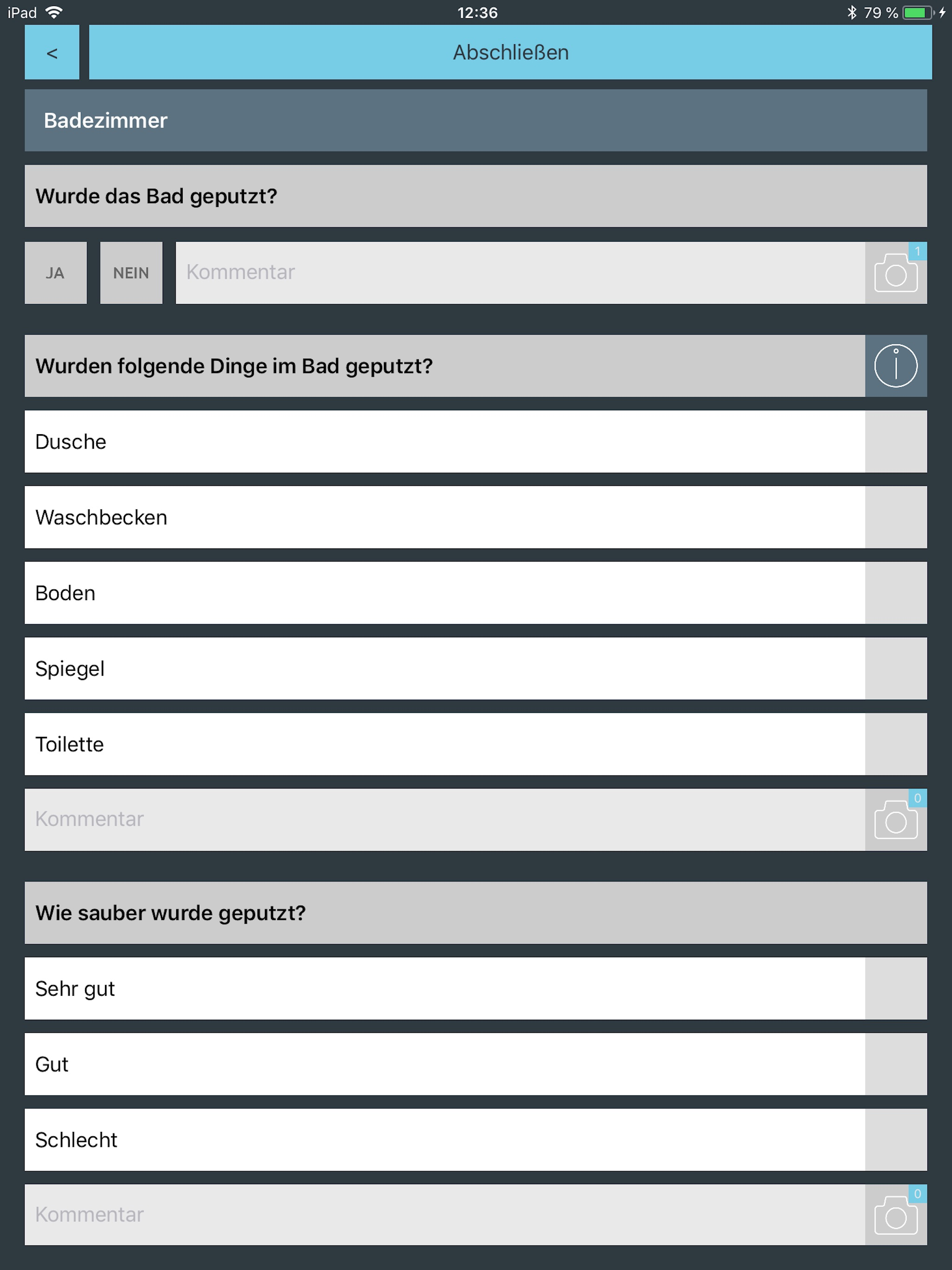 firstaudit Checklisten screenshot 7