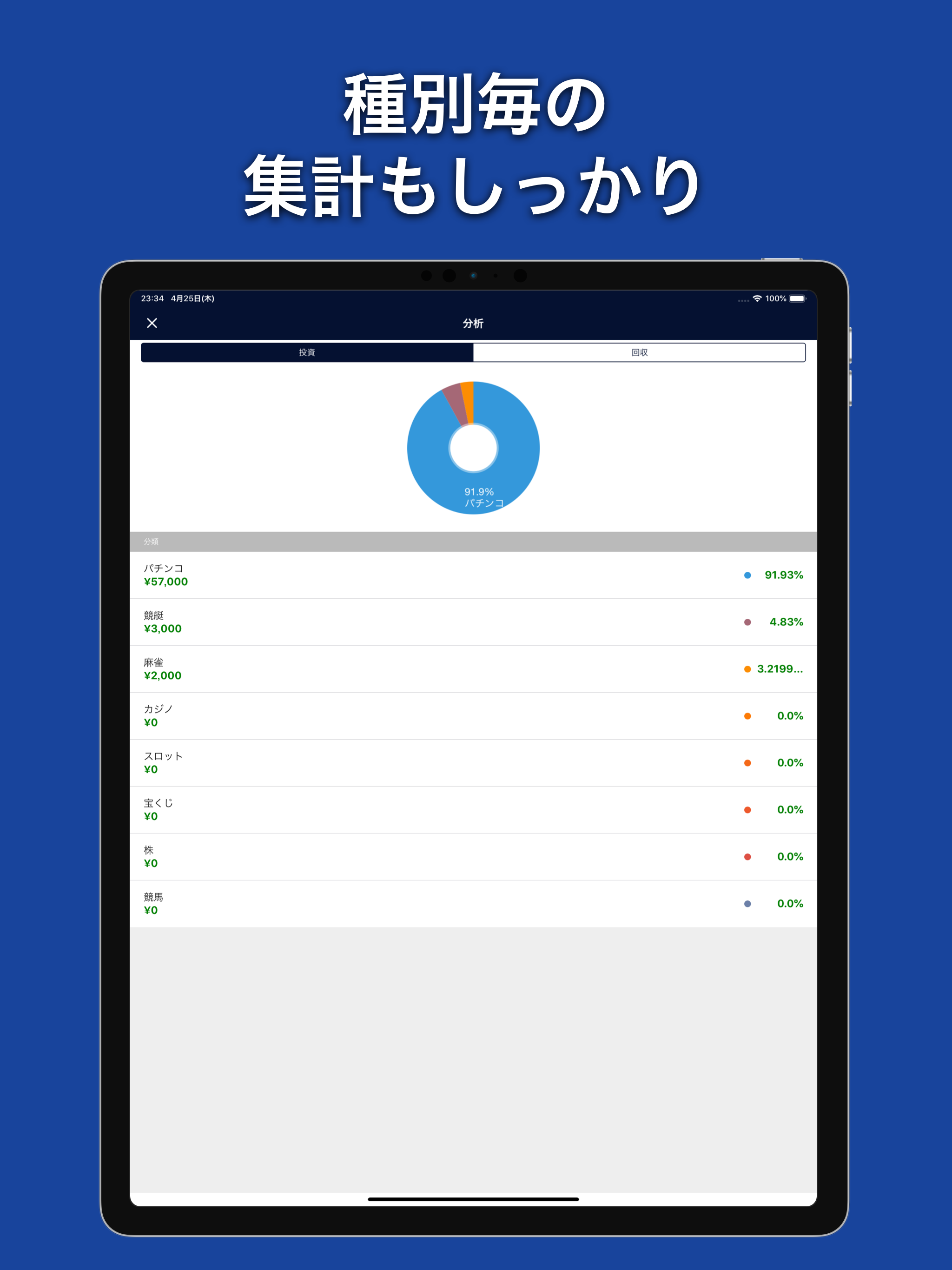 ギャンブル収支管理アプリ-Spade screenshot 7