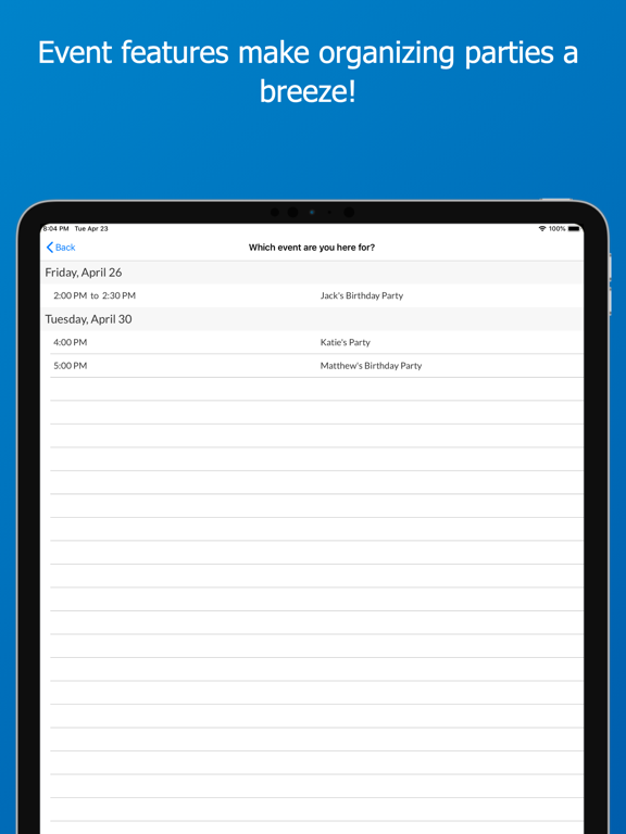 WaiverFile iPad screenshot 5 - Business app