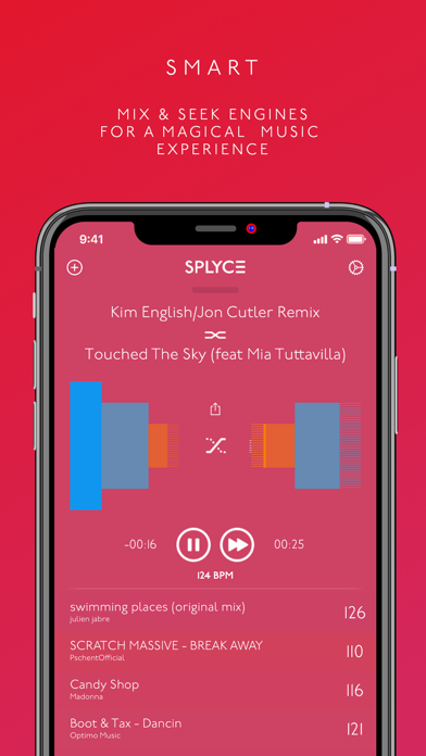 Splyce - fancy music player with audio & visual magical powers screenshot 3